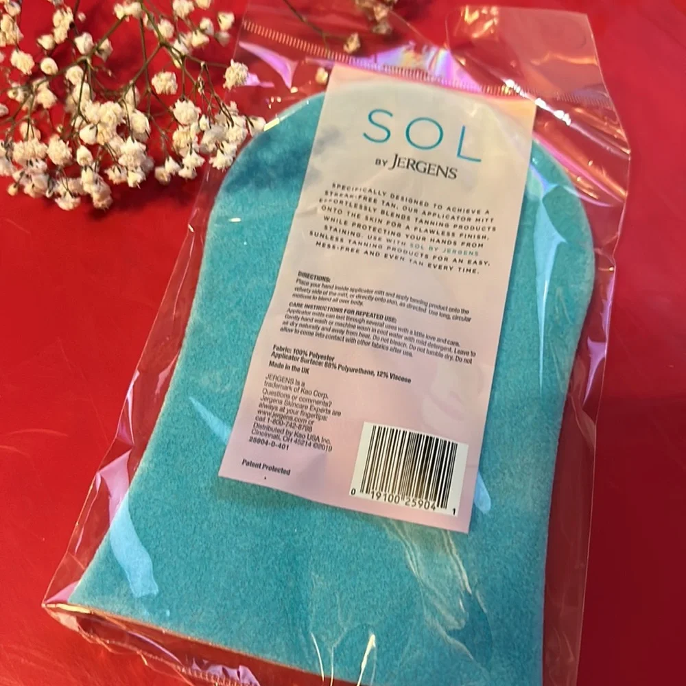 Sol by Jergens sunless tanning body applicator mitt